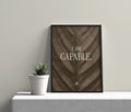 I Am Capable – Affirmation Poster